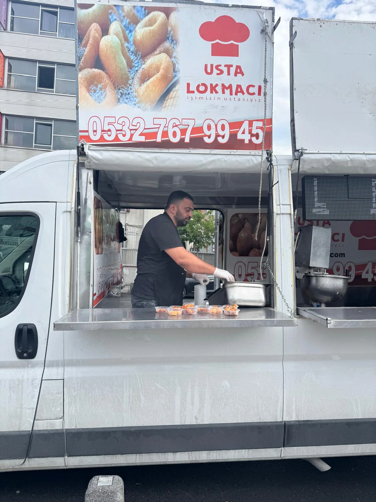 Beşiktaş lokma arabası hizmeti